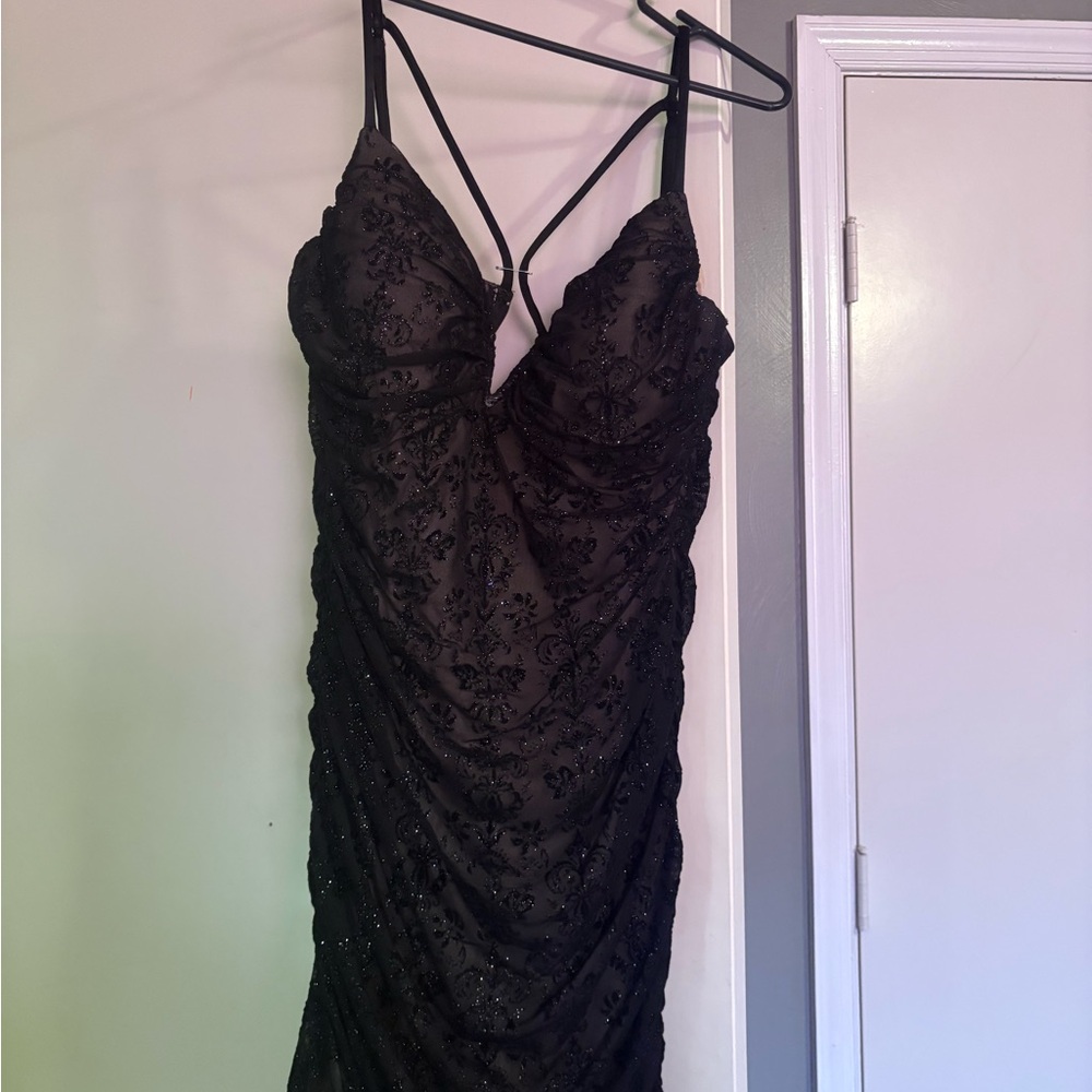Elegant Black Lace Dress
